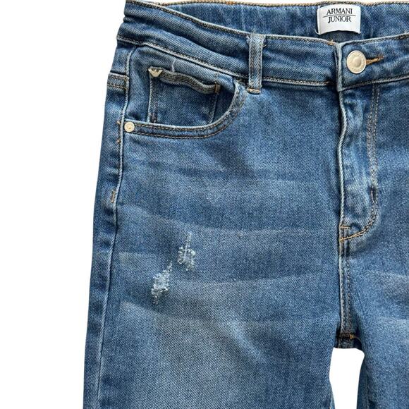 ARMANI JUNIOR Girls Jeans 14T - Picture 3 of 7